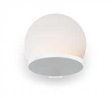 Koncept Inc GRW-S-MWT-SIL-HW - Gravy Wall Sconce - Matte White Body, Silver plates - Hardwire